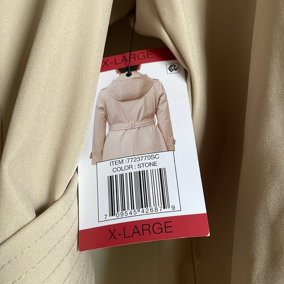 London fog stone  Trench Coat - Picture 3 of 11